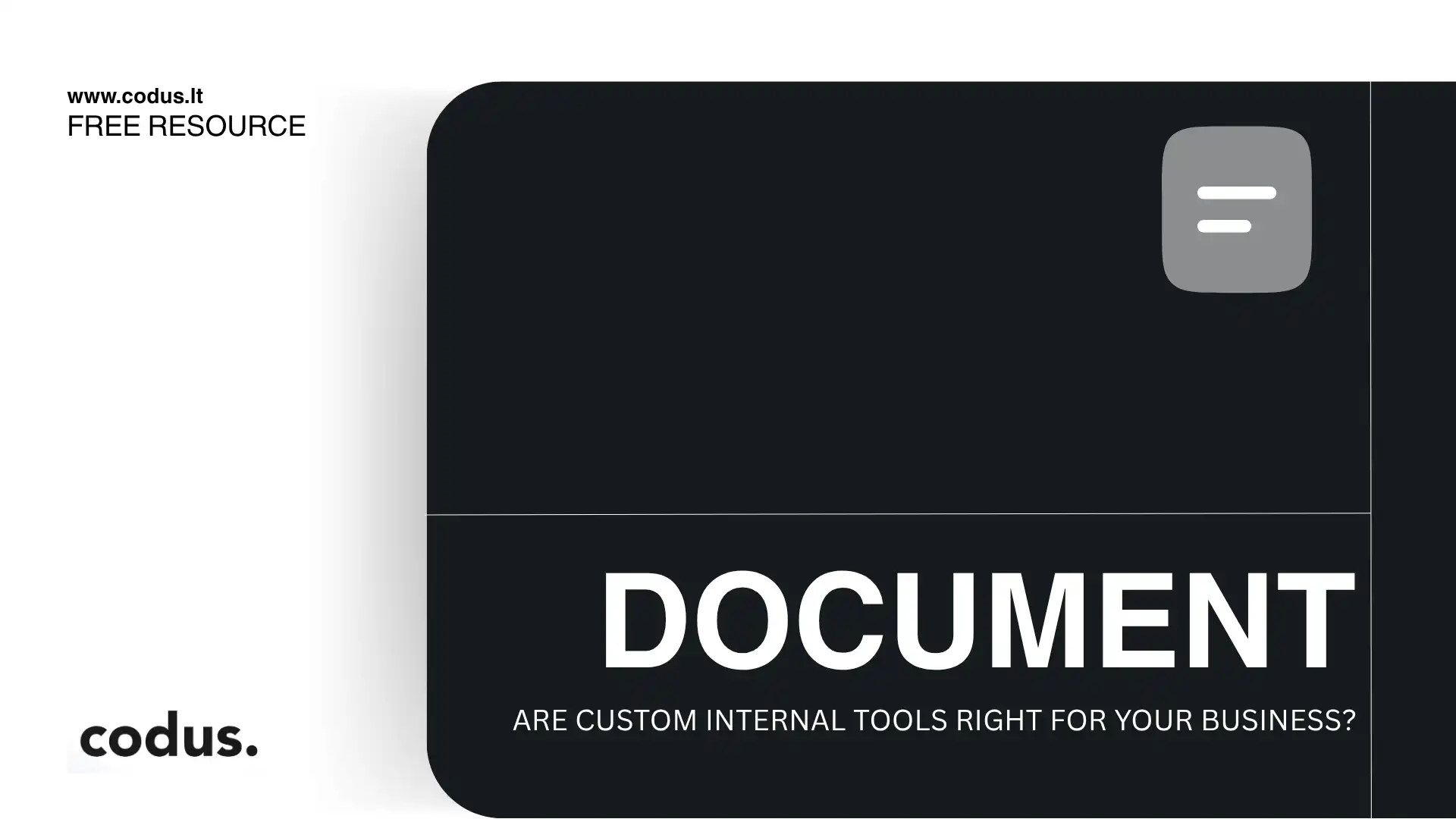 Are custom internal tools right for your business?
